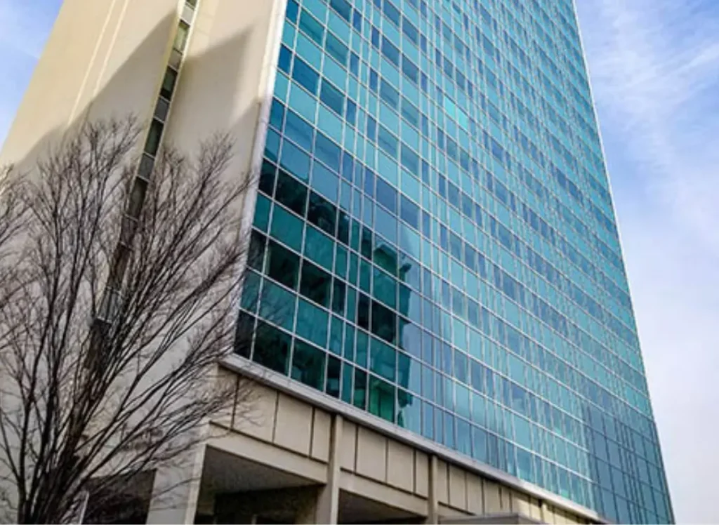 A towering skyscraper, which ASCO worked on