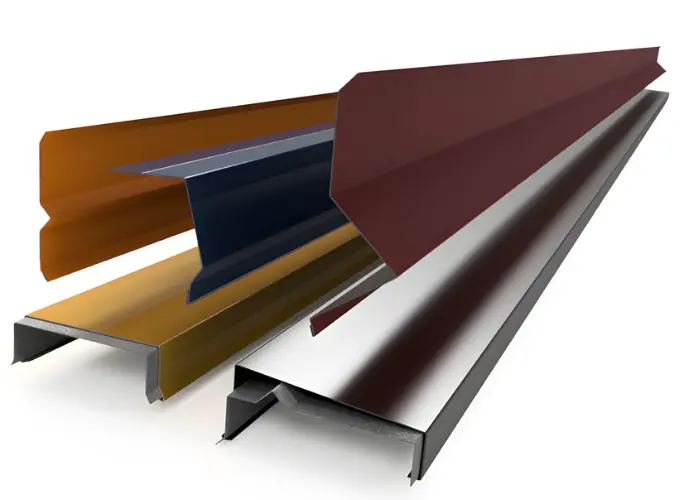 Several 3D renderings of several metal products