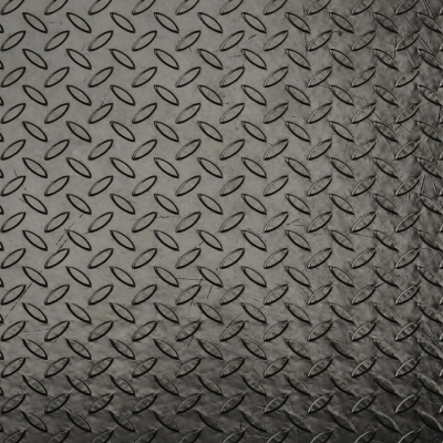 Diamond embossed steel sheet