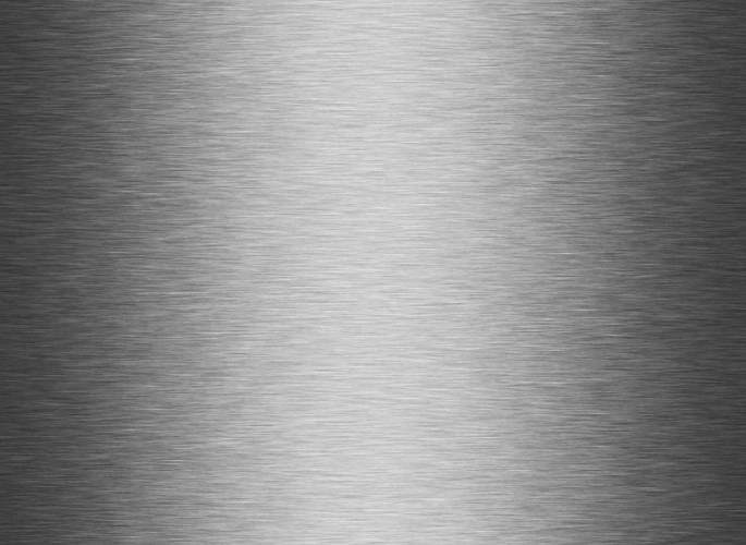 A metal sheet with a mill finish